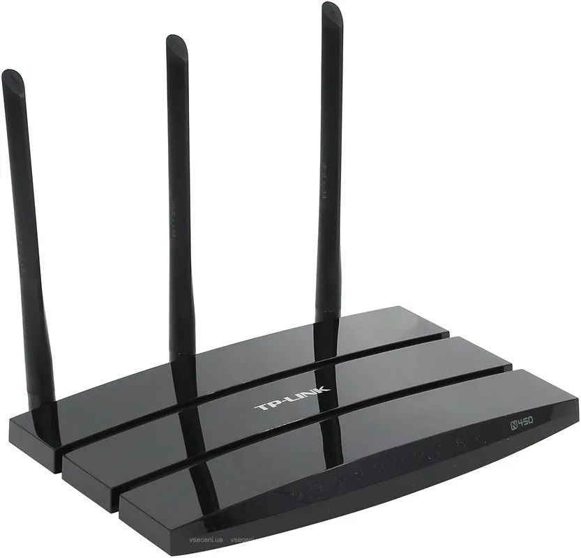 WiFi роутер TL-WR942N 450M Wireless N Router, Qualcomm, 3T3R, 2.4GHz, 802.11b/g/n, 1 10/100M WAN + 4 10/100M LAN, 2 USB 2.0 port, 3 fixed antennas#4
