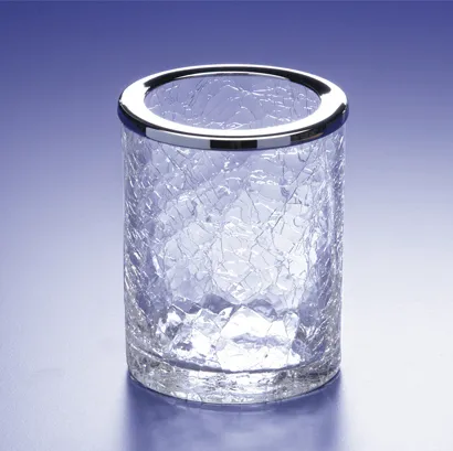 Cracked crystal glass Стаканчик, Хром#1