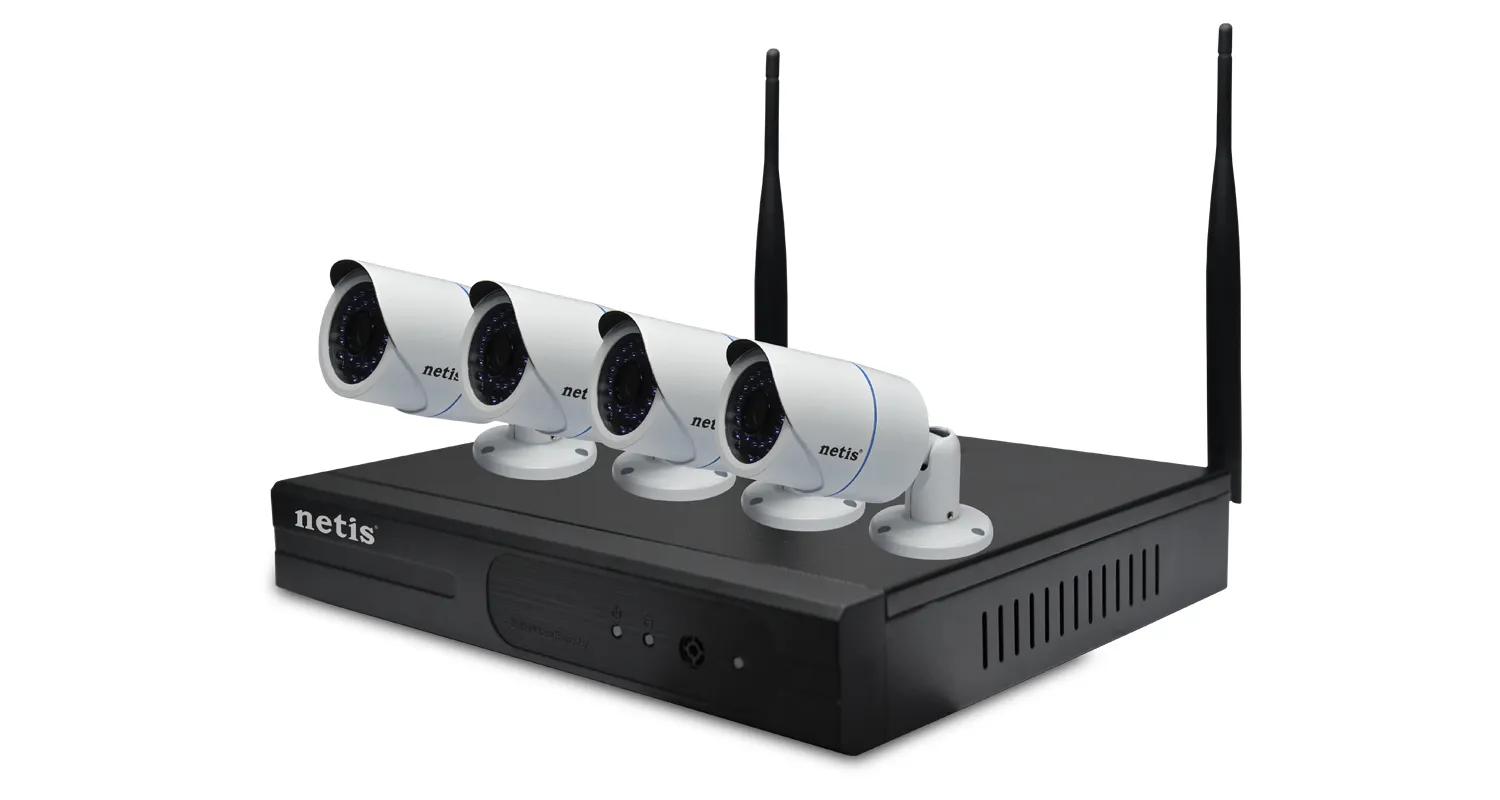 Беспроводная IP-камера 4CH и комплект оборудования системы безопасности с сетевым видеорегистратором#1