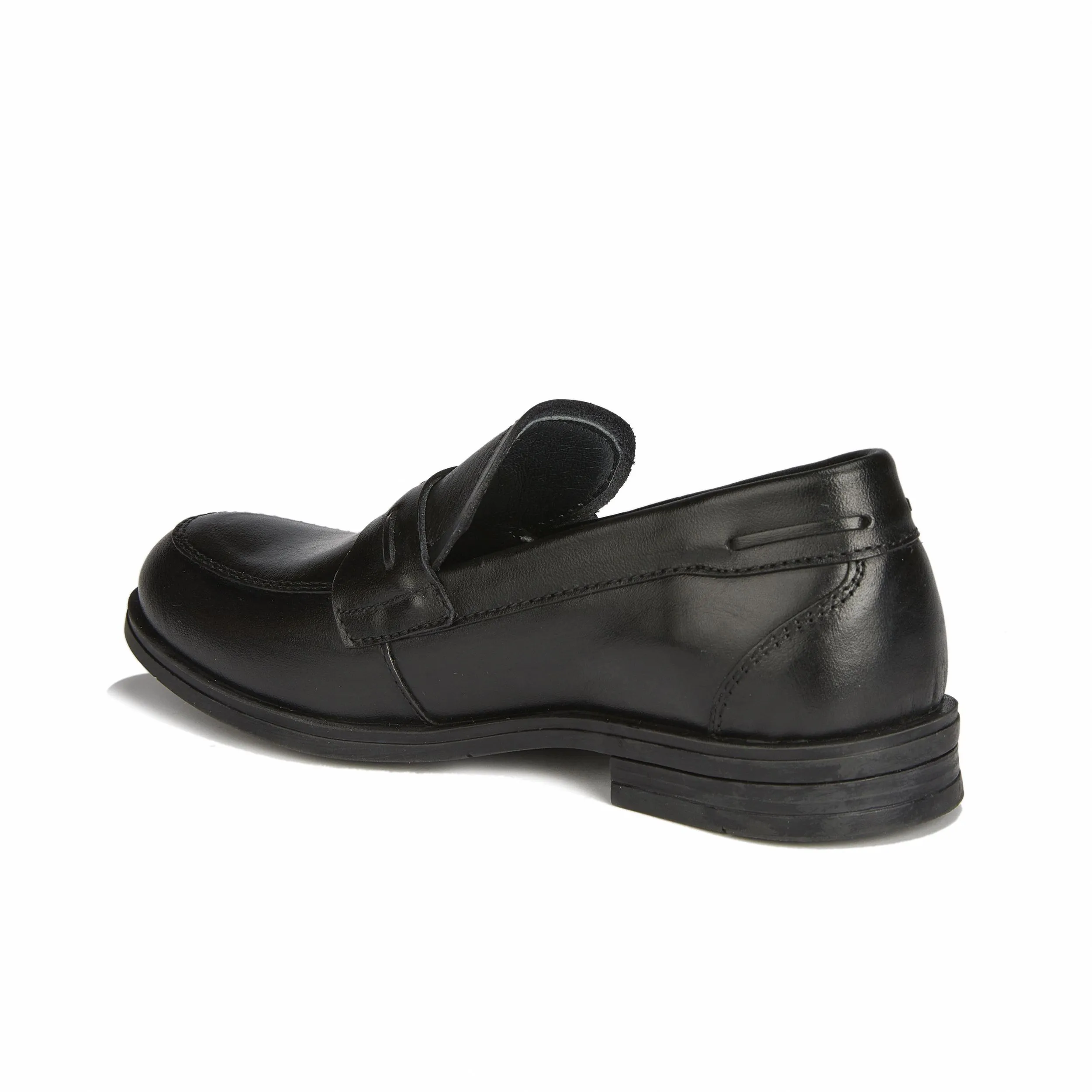 Школьная кожаная обувь Smith (черные)#3