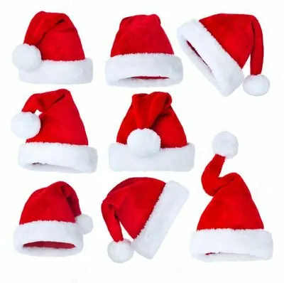 Новогодние шапки Санта Клауса для всей семьи#1