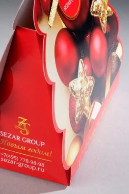 Новогодняя коробка для конфет sezar group#1