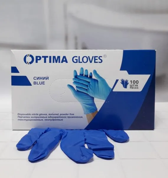Перчатки нитриловые Optima gloves#1