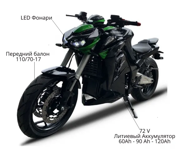 Электрический мотоцикл Z1000 - на заказ#4