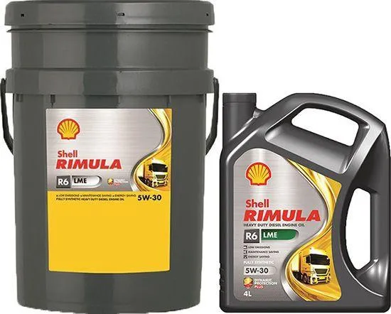 Синтетическое дизельное масло Shell Rimula R6LME 5W30#1