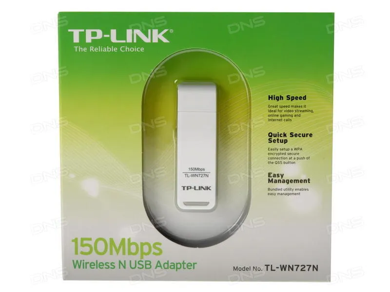 WiFi адаптер TL-WN727N Wireless N USB Adapter, Ralink chipset, 1T1R, 2.4GHz, 802.11n/g/b, Supports Sony PSP#5