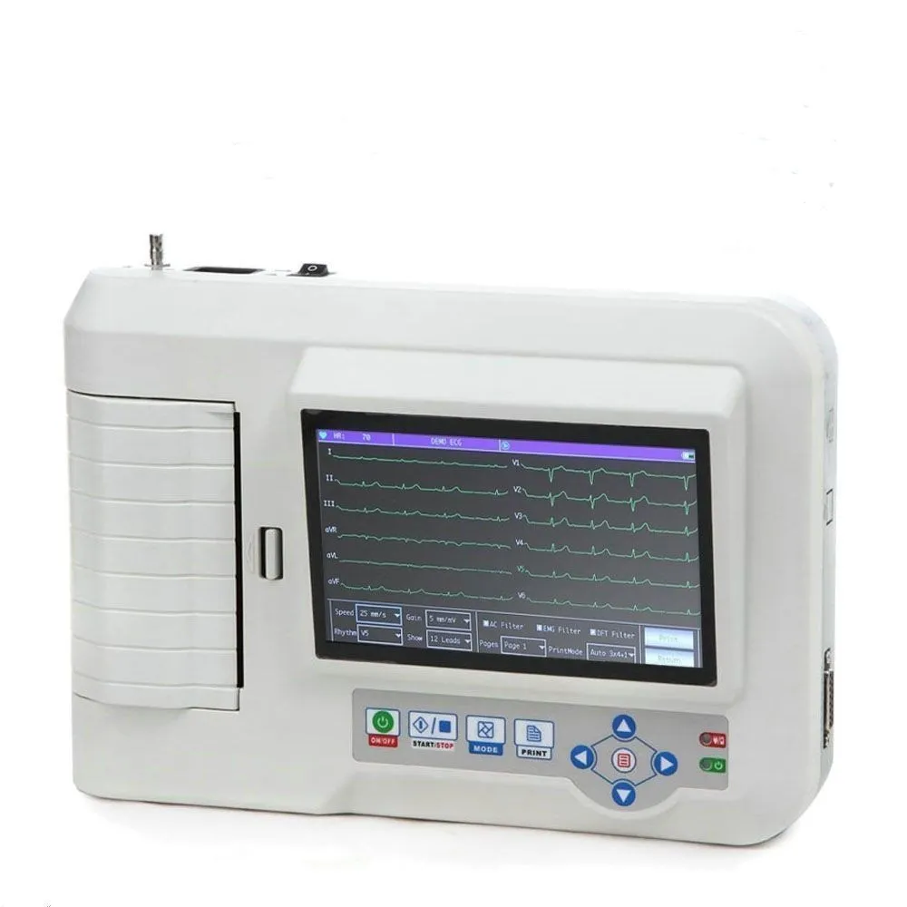 Цифровой  3-канальный электрокардиограф Contec ECG-300G#2