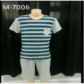 Мужская пижама комбинированная, модель M7006#1