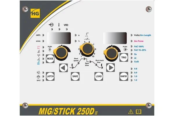 Сварочный Аппарат "MIG/STICK 250D III" HUGONG (Хугонг)#2
