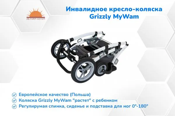 Инвалидное кресло-коляска детская Grizzly MyWam (ПОЛЬША) в наличии!#5