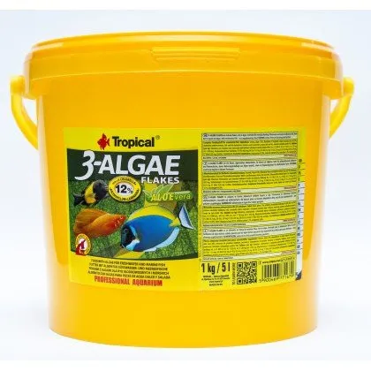 Корм для аквариумных рыб 3-algae flakes#1