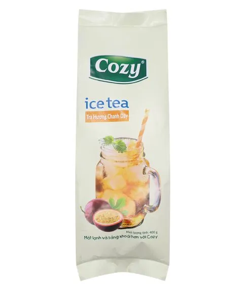 Растворимый чай со вкусом маракуйя Ice tea Cozy, 400 гр#1
