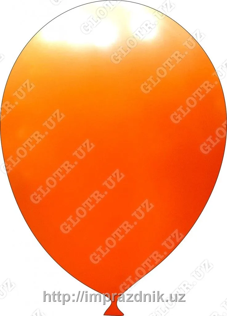 Латексный шар 9"/23см "Оранжевый" 100шт#1