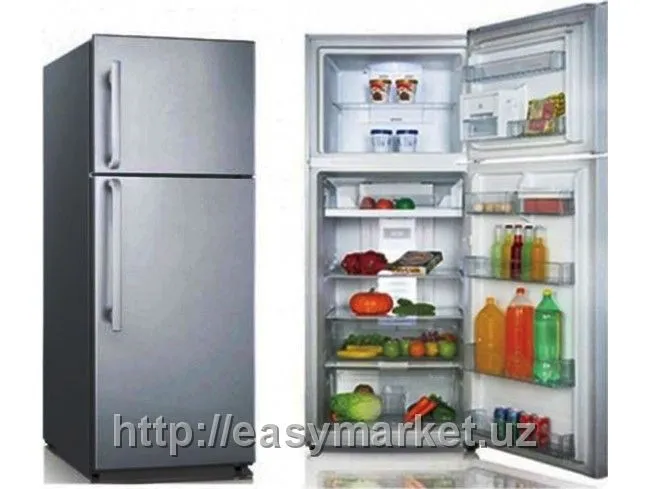 Холодильник Midea HD-585FWEN(ST) Стальной#1