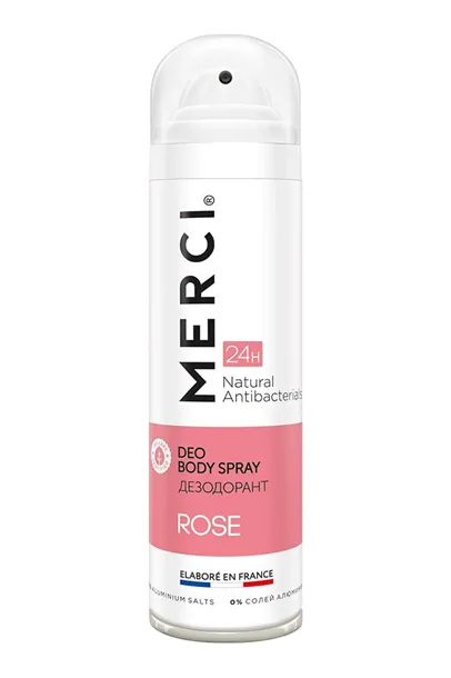 Merci Rose Deo Body Spray дезодорант#1