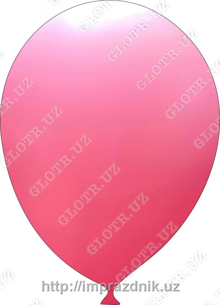 Латексный шар 9"/23см "Розовый" 100шт#1