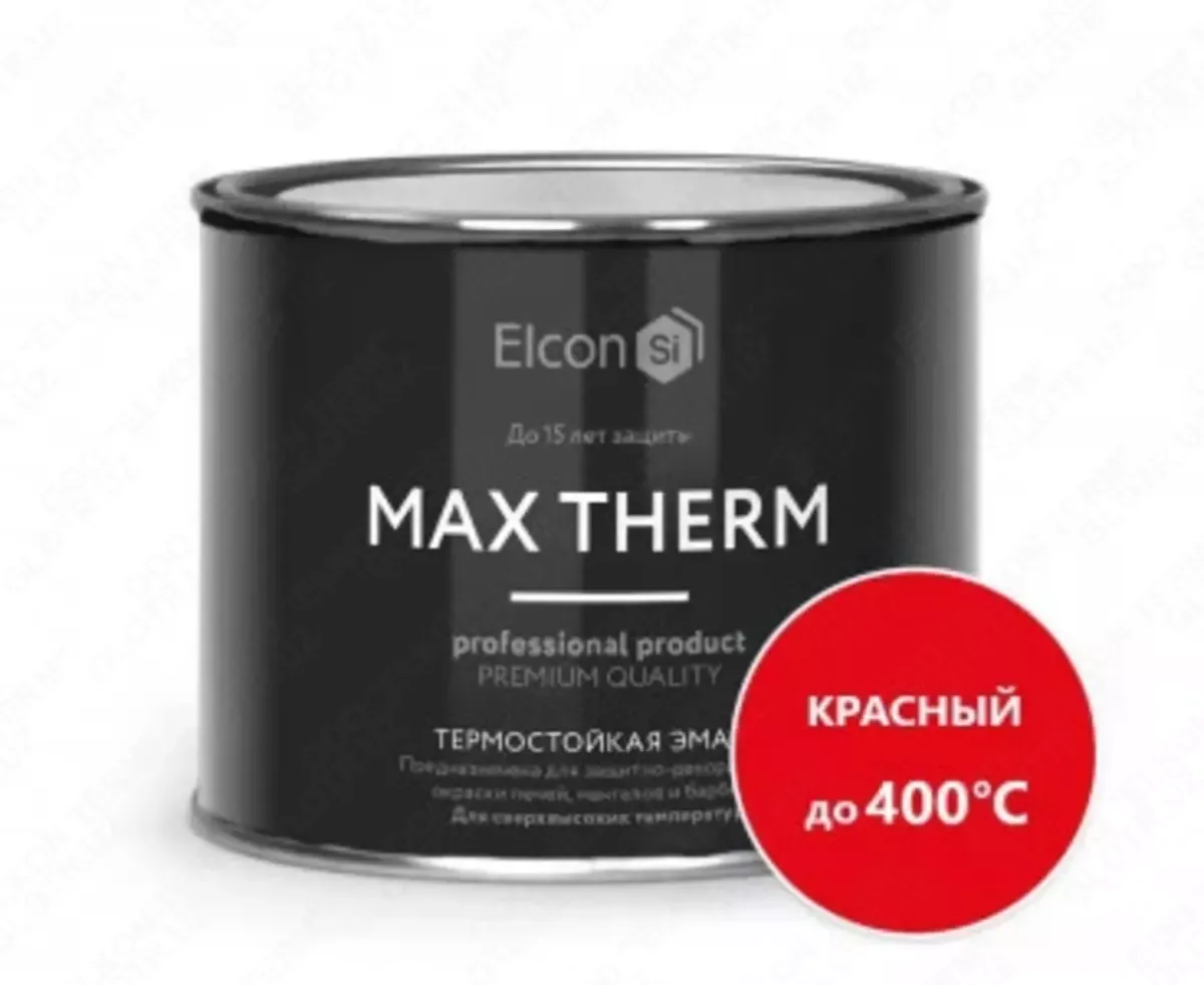 Термостойкая антикоррозийная эмаль Max Therm красный (ral 3002) 0,4кг; 400°С#1