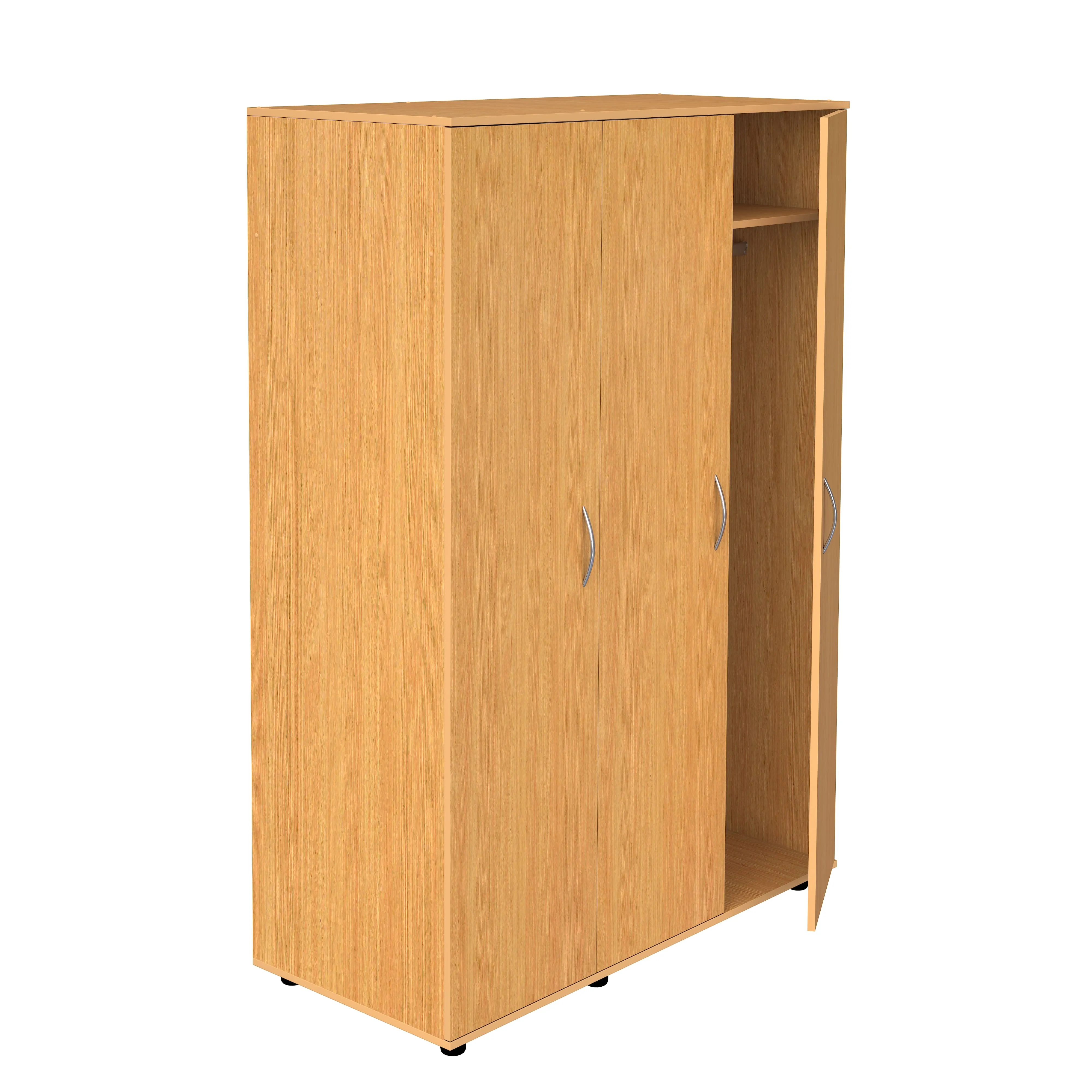 Шкаф трехстворчатый комбинированный для документов и одежды#2