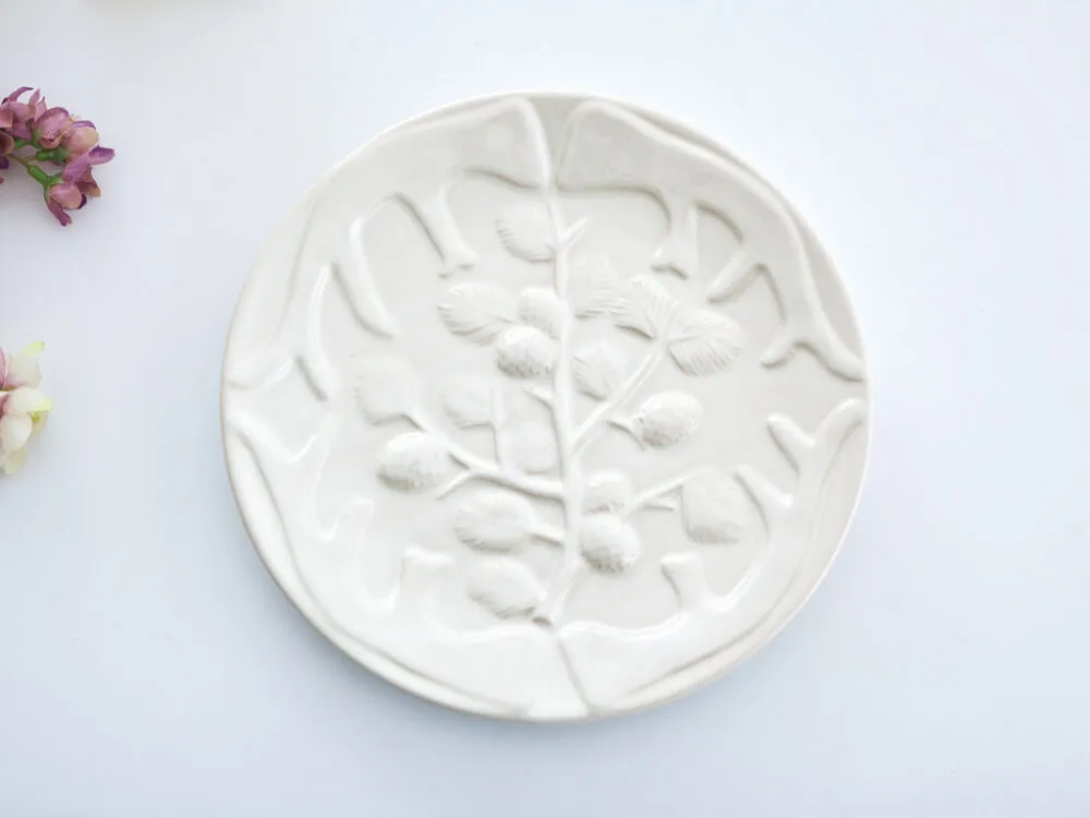 Тарелка Pine 19,5×19,5×2,5 см каменная керамика#2
