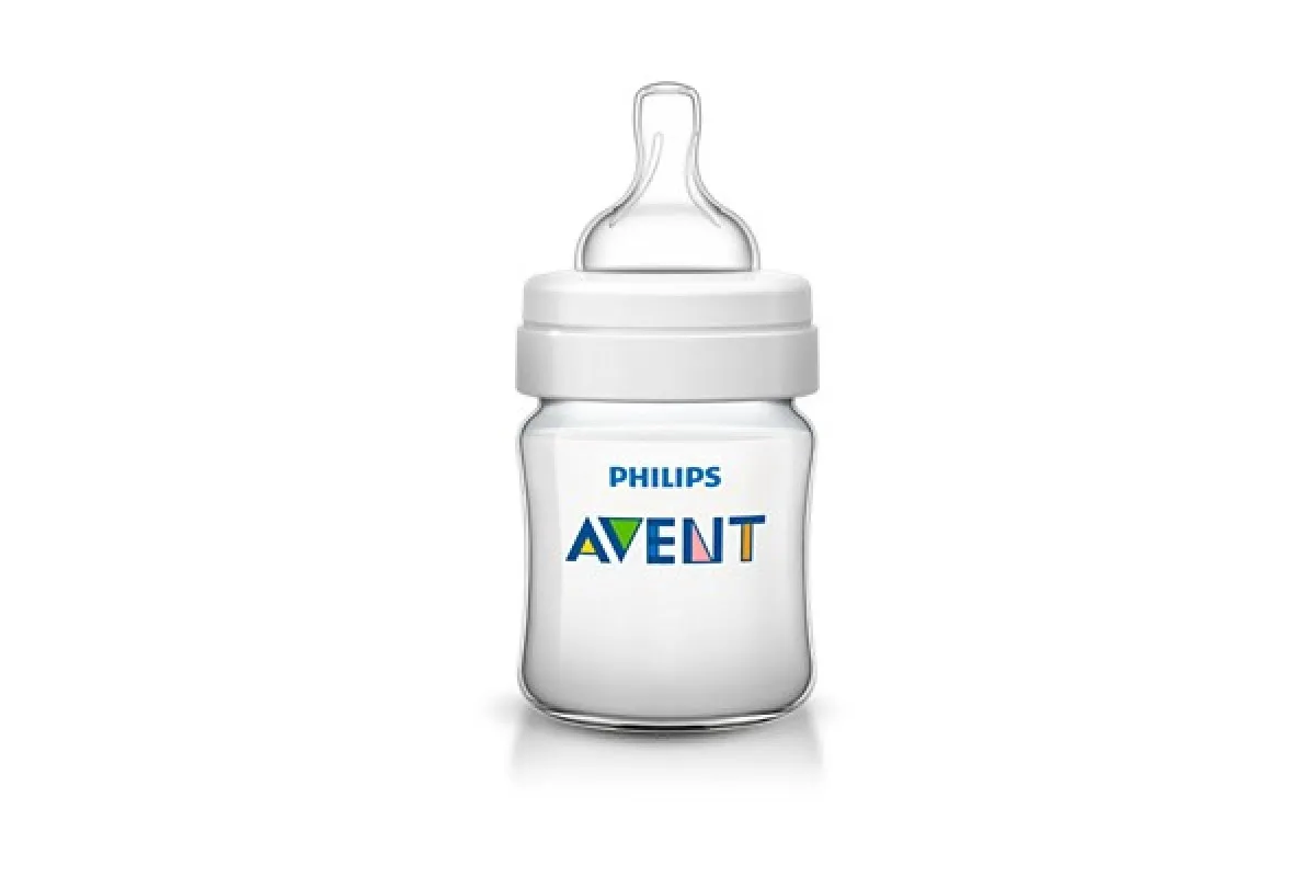 Бутылочка для кормления, соска с потоком для новорождённого 125 мл 1 шт. AV003#1
