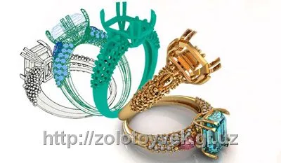 Золотое кольцо - 3D Моделирование#3