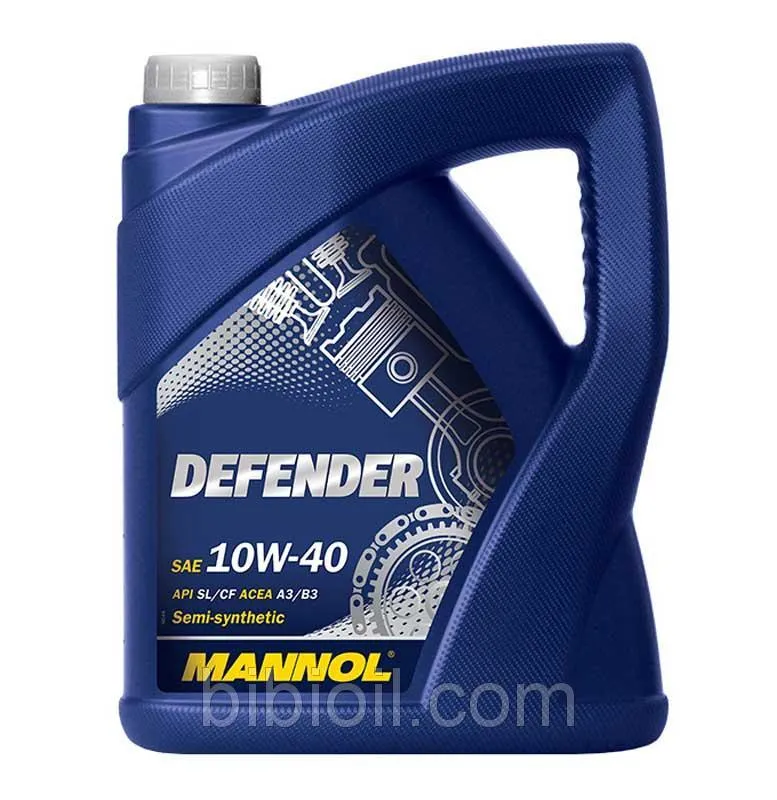 Моторное масло Mannol STAHLSYNT DEFENDER 10w40   API SL/CF 5л#3