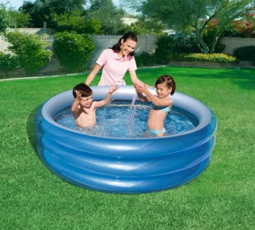 Детский надувной бассейн круглый "Металлик" 150х53 см, Bestway 51041#1