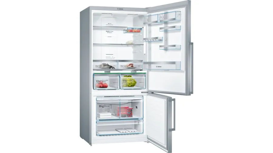 Serie | 6 Отдельностоящий холодильник с нижней морозильной камерой 86 cm, Нержавеющая сталь (не оставляющая отпечатки пальцев)#2