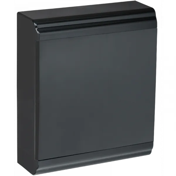 Корпус модульный пластик навеской ЩРН-П-24 черный черная дверь IP41 IEK#1