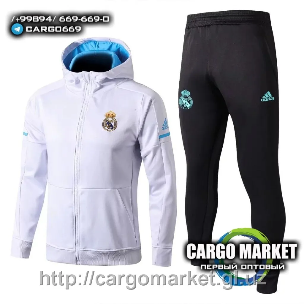 Официальный спортивный костюм Adidas Real Madrid 2018#2