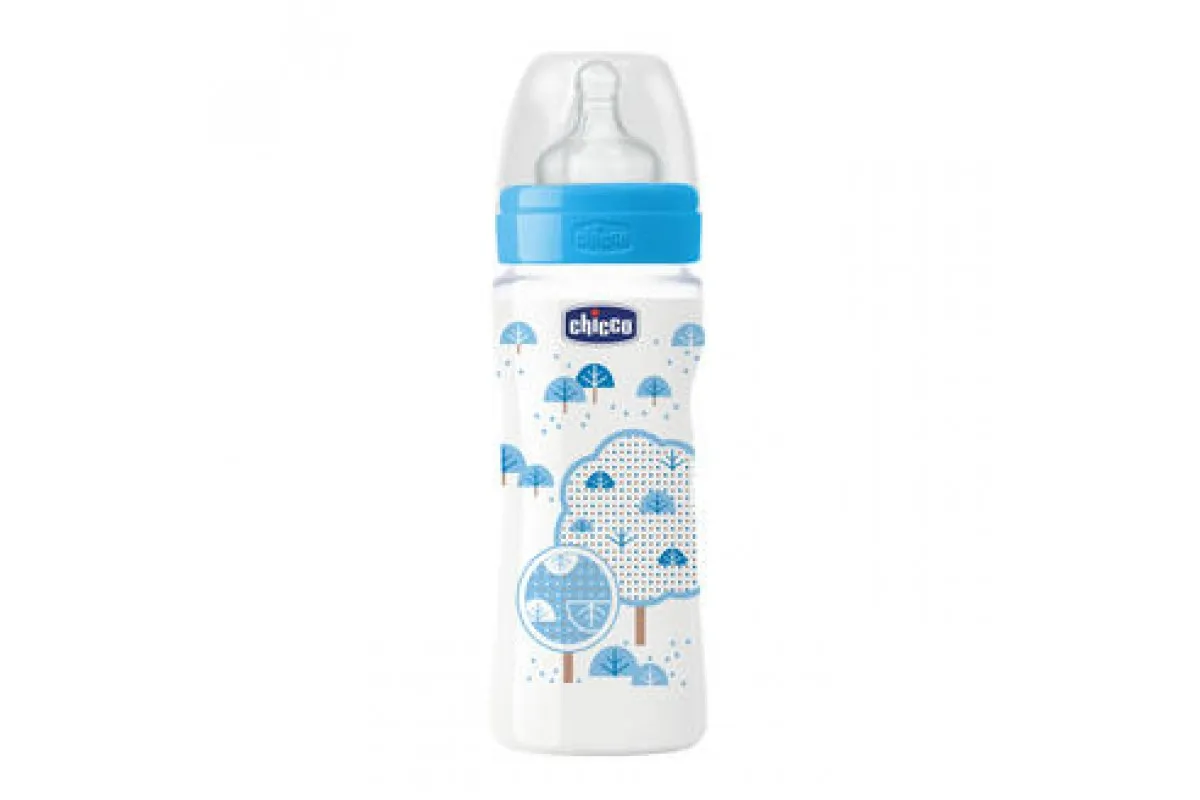 Пластиковая бутылочка для мальчика 250 мл,Л/С, регулируемый поток CH010#1