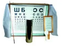 Таблица измерения остроты зрения ММ 046#1