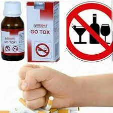 Капли для уменьшения тяги к сигаретам и алкоголю Go Tox#1