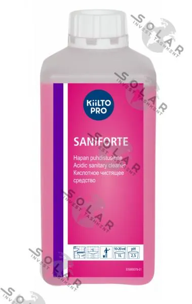 Моющая химия для мытья сан узлов и ванных комнат Saniforte#2