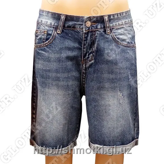 Шорты джинсовые широкие#1