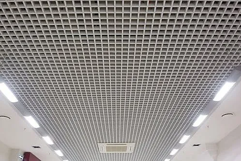 Потолок металлический подвесной Грильято 100х100 мм#3