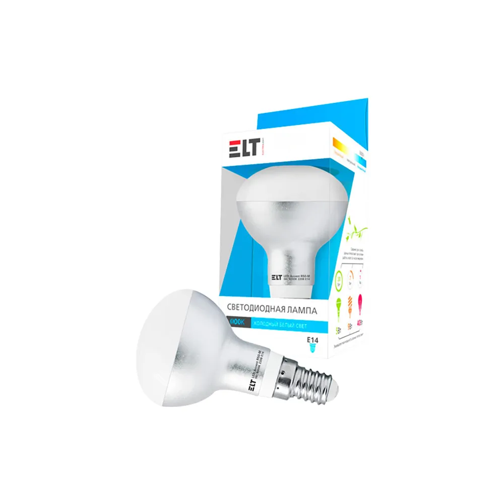 Светодиодная лампа LED Accent R50-M 5W E14 3000К ELT#1