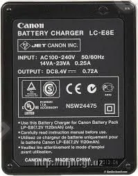 Canon Battery Charger LC-E8E#3