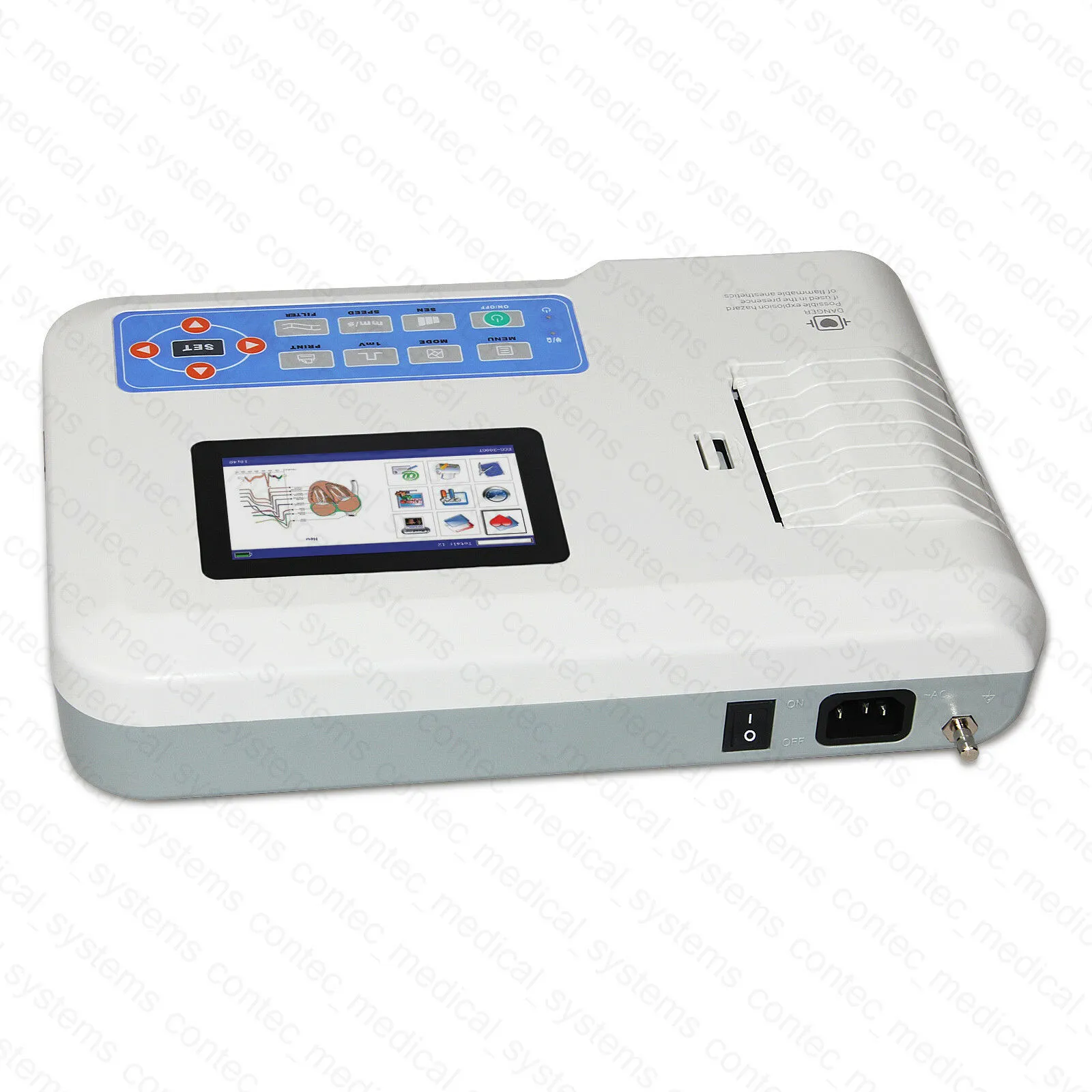 Цифровой  3-канальный электрокардиограф Contec ECG-300G#5