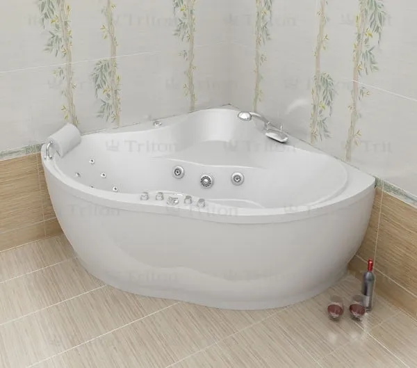 Угловая акриловая ванна Тритон «Медея» (Россия)#1