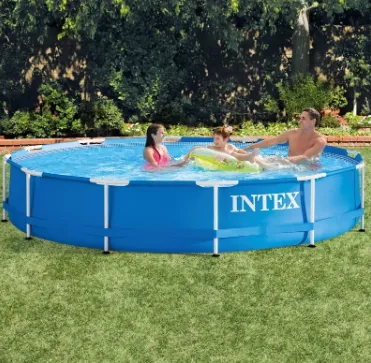 Каркасный бассейн Intex круглый 366x76 см с фильтр-насосом#1
