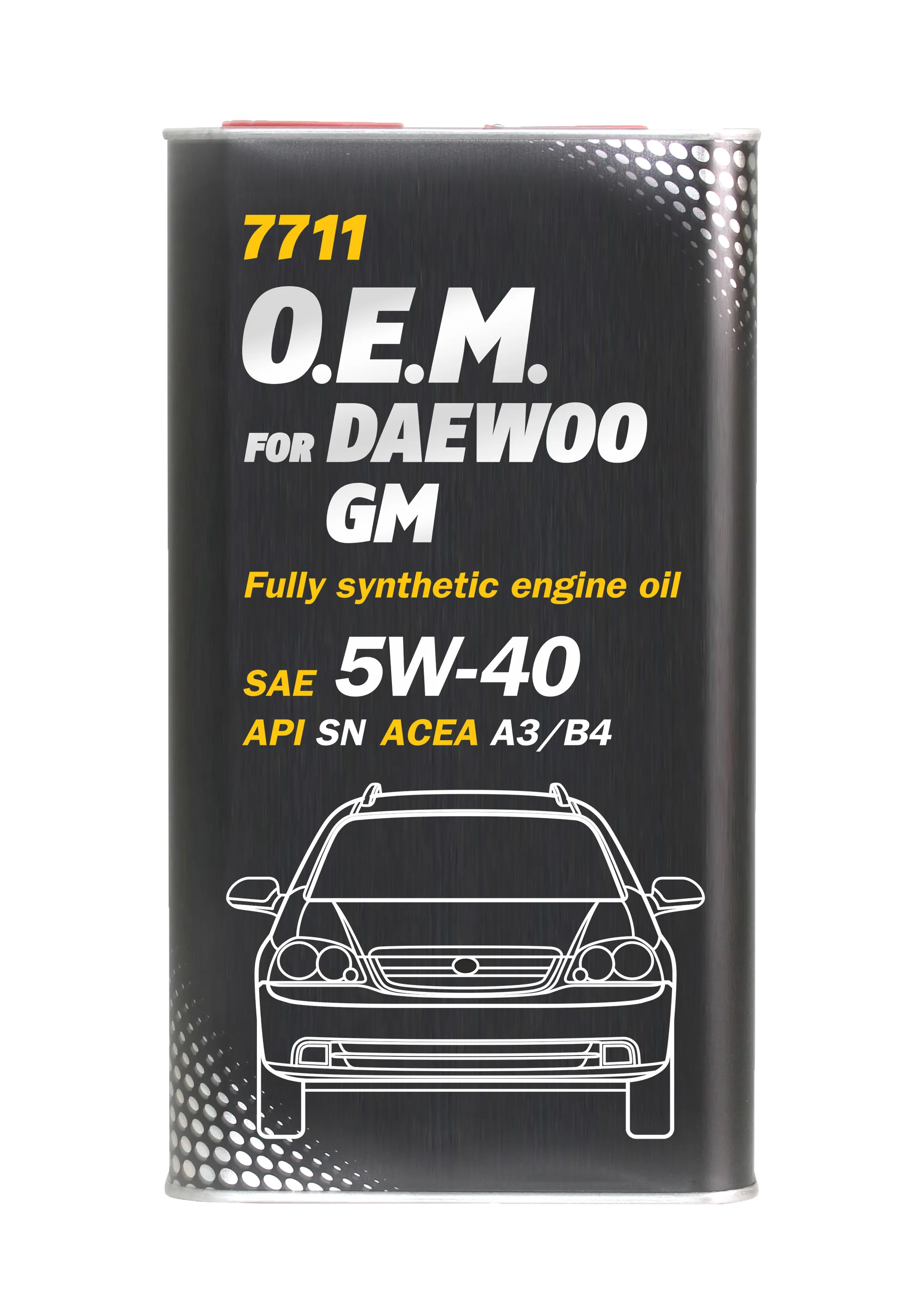 Моторное масло Mannol 7711 O.E.M.for Daewoo GM 5W-40 (Metal) 4л#3