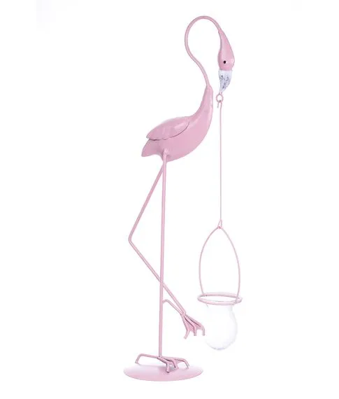 Декоративная композиция "Розовый фламинго" с 1колбой (60 см)#1