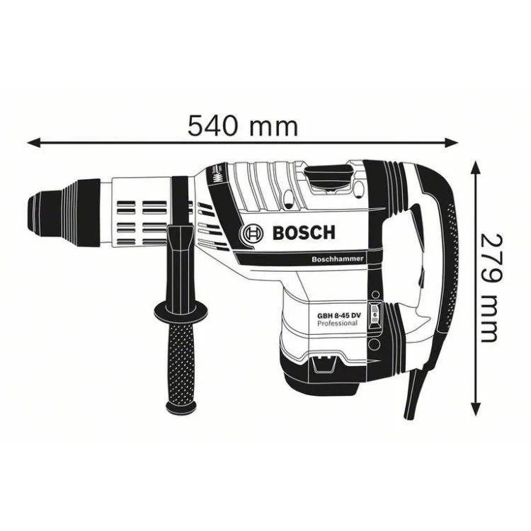 Перфоратор Bosch GBH 8-45 DV Professional#3