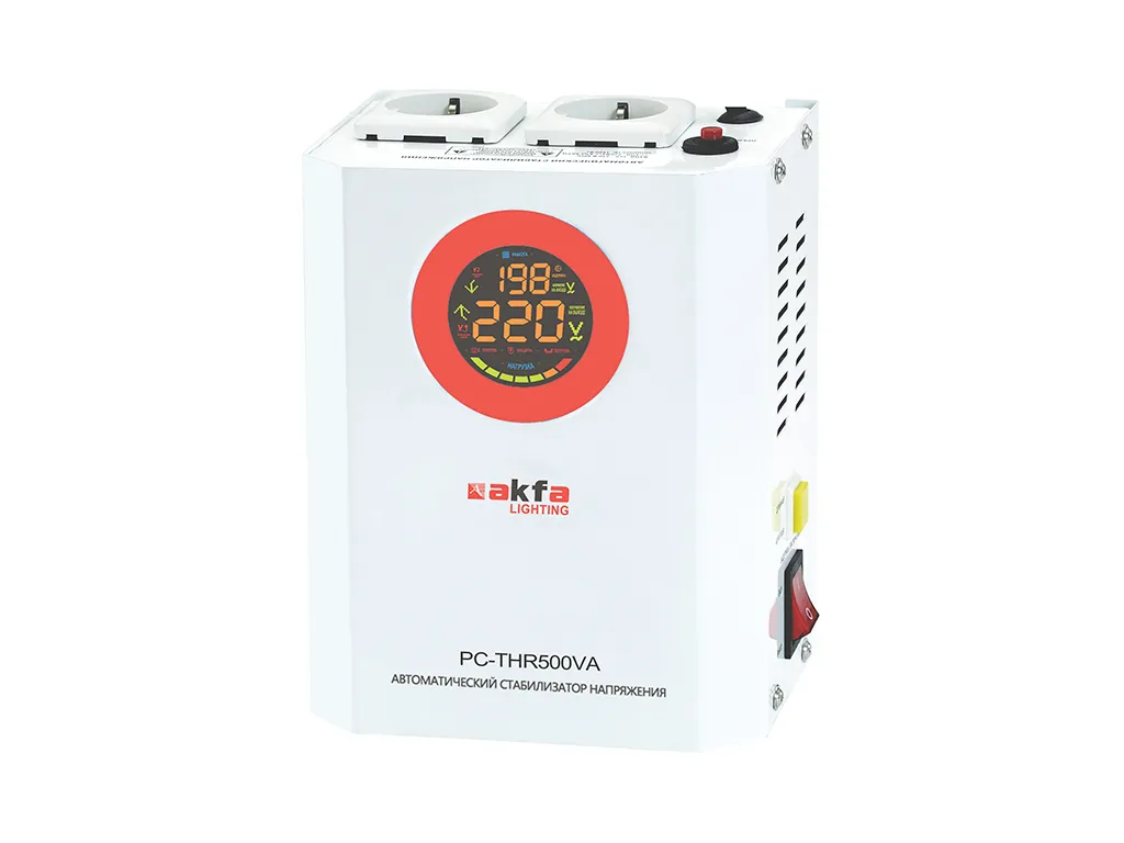 Релейный стабилизатор напряжения PC-THR 500VA "AKFA LIGHTING"#1