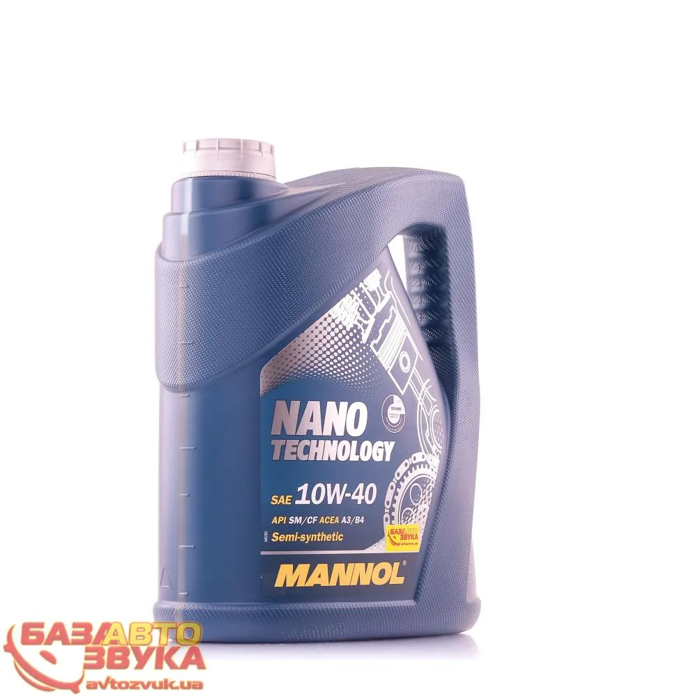 Моторное масло Mannol NANO Technology 10W-40  API SM/CF 4л#4