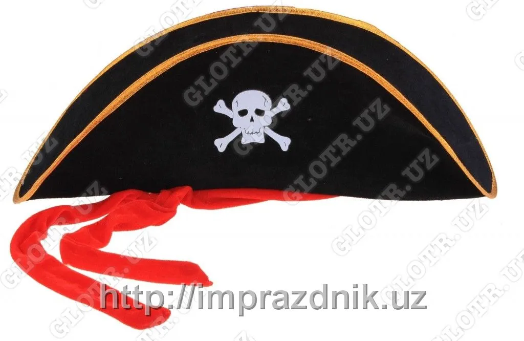 Шляпа " Пират"#1