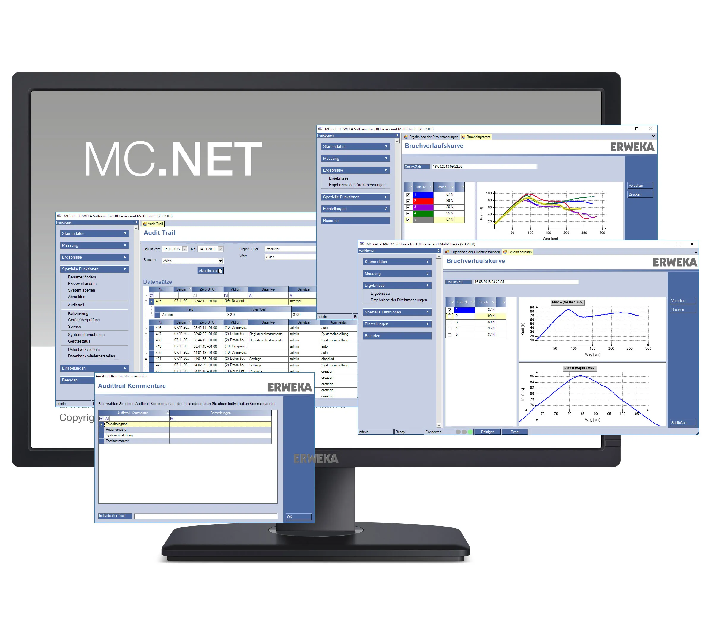Тестеры прочности таблеток MC.NET - networked hardness measurement#2