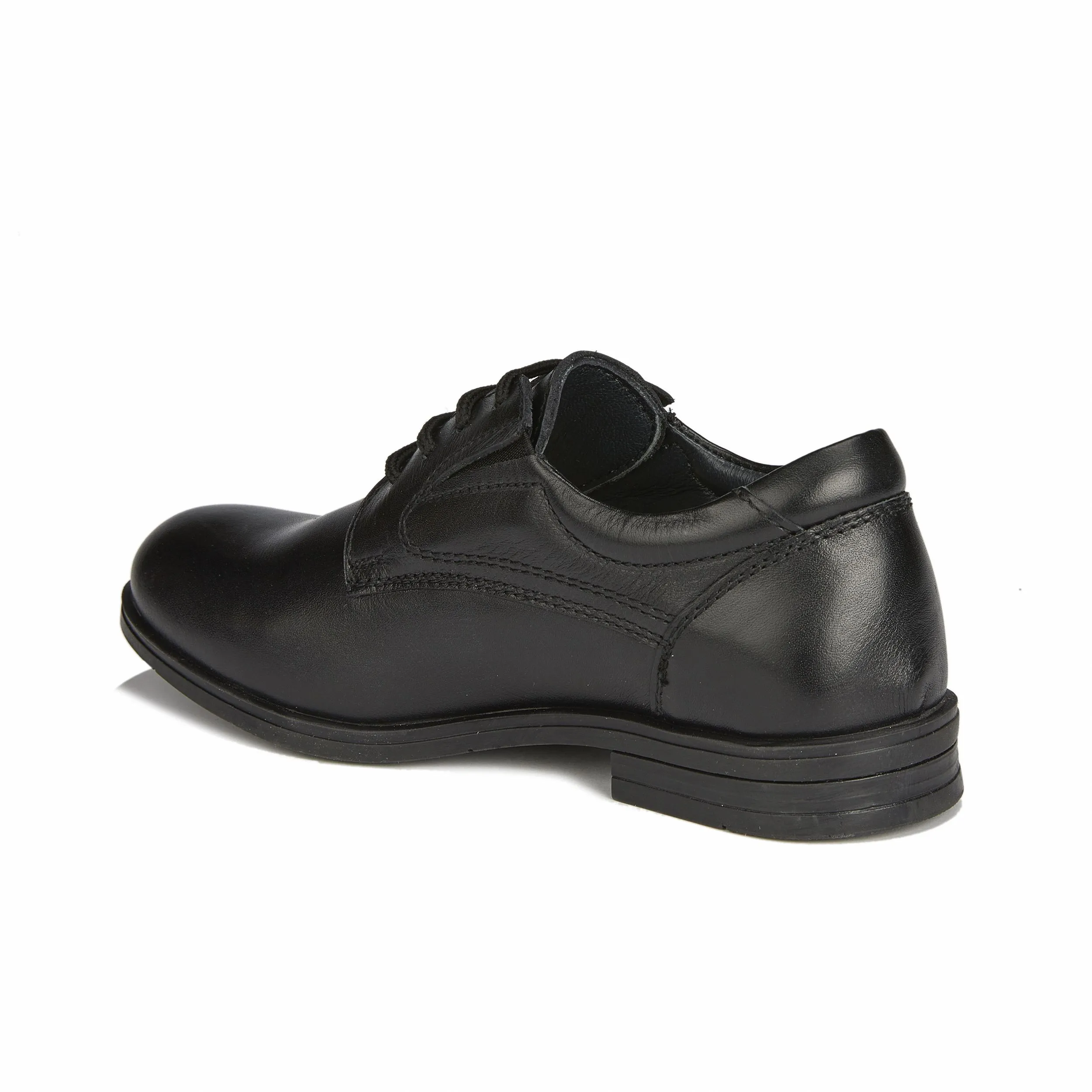 Школьная кожаная обувь Basic (черные)#3