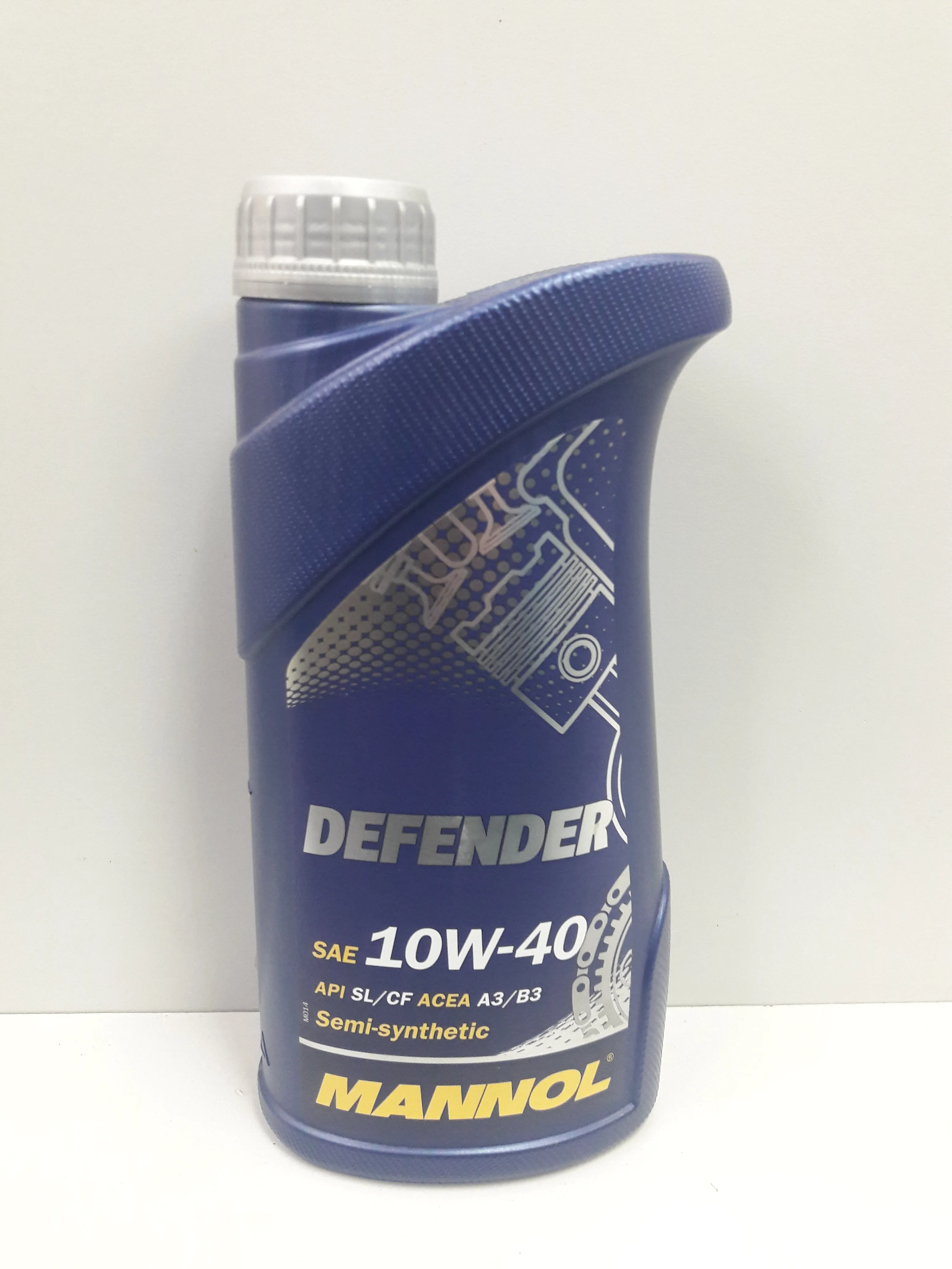 Моторное масло Mannol STAHLSYNT DEFENDER 10w40   API SL/CF 4+1л#5